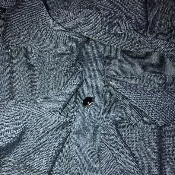 Ann Taylor Sweater Cardigan XL Steel Blue - Picture 6 of 8